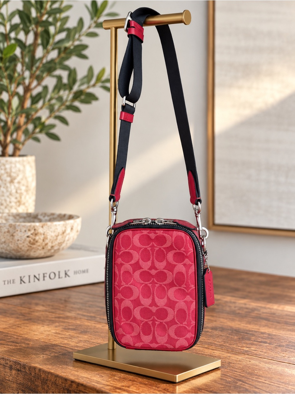 Coach Stanton Crossbody Bag In Signature Denim NWT
